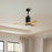 Matthews Fan Patricia-3 42" 3-Blade Ceiling Fan, Matte Black