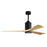 Matthews Fan Patricia-3 60" 3-Blade Ceiling Fan, Matte Black