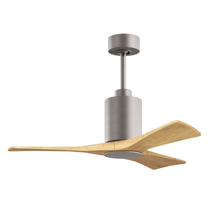 Matthews Fan Patricia-3 42" 3-Blade Ceiling Fan, Brushed Nickel