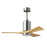 Matthews Fan Patricia-3 42" 3-Blade Ceiling Fan, Polished Chrome