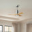 Matthews Fan Patricia-3 42" 3-Blade Ceiling Fan, Polished Chrome