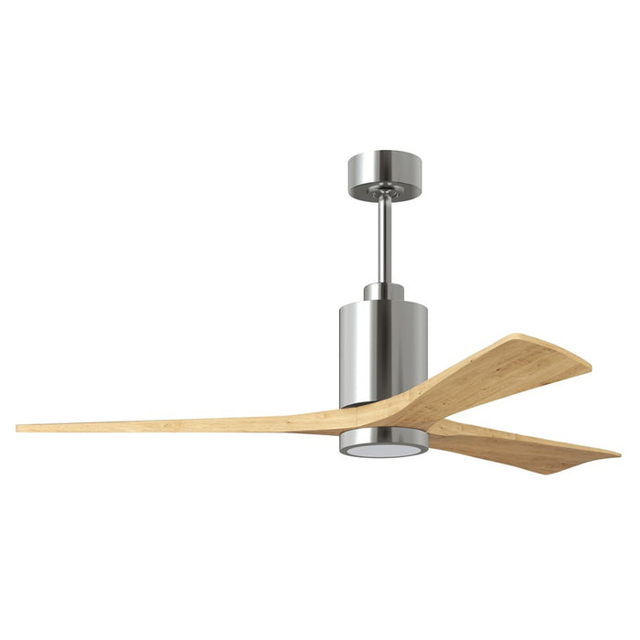 Matthews Fan Patricia-3 60" 3-Blade Ceiling Fan, Polished Chrome