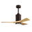 Matthews Fan Patricia-3 42" 3-Blade Ceiling Fan, Textured Bronze - PA3-TB-LM-42