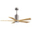 Matthews Fan Patricia-5 52" 5-Blade Ceiling Fan, Brushed Nickel
