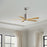 Matthews Fan Patricia-5 52" 5-Blade Ceiling Fan, Brushed Nickel