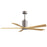 Matthews Fan Patricia-5 60" 5-Blade Ceiling Fan, Brushed Nickel