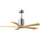 Matthews Fan Patricia-5 52" 5-Blade Ceiling Fan, Polished Chrome