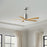 Matthews Fan Patricia-5 52" 5-Blade Ceiling Fan, Polished Chrome