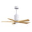 Matthews Fan Patricia-5 42" 5-Blade Ceiling Fan, Gloss White
