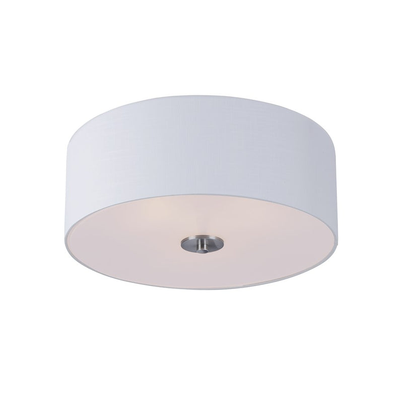 Maxim Lighting 7.75' x 18' Bongo 3 Light Semi Flush, Satin Nickel