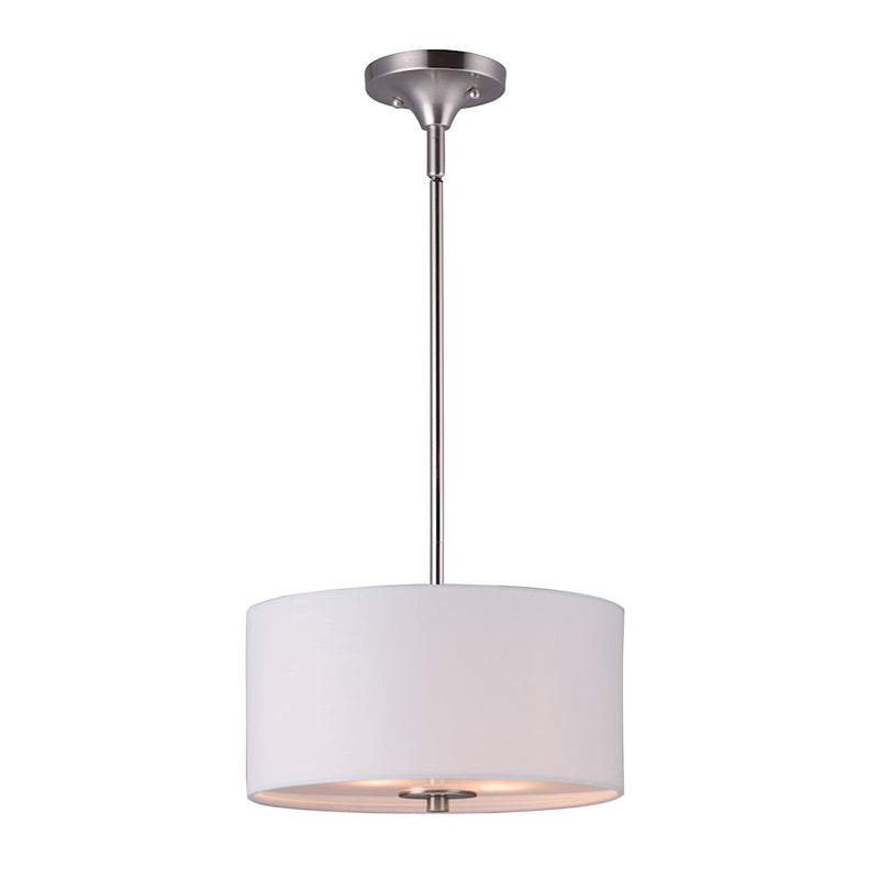 Maxim Bongo 2-Light Pendant / Semi-Flush Mount in Satin Nickel