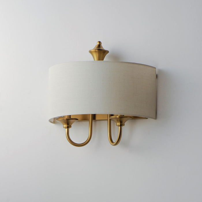 Maxim Lighting Bongo 1 Light Wall Sconce, Natural Aged Brass