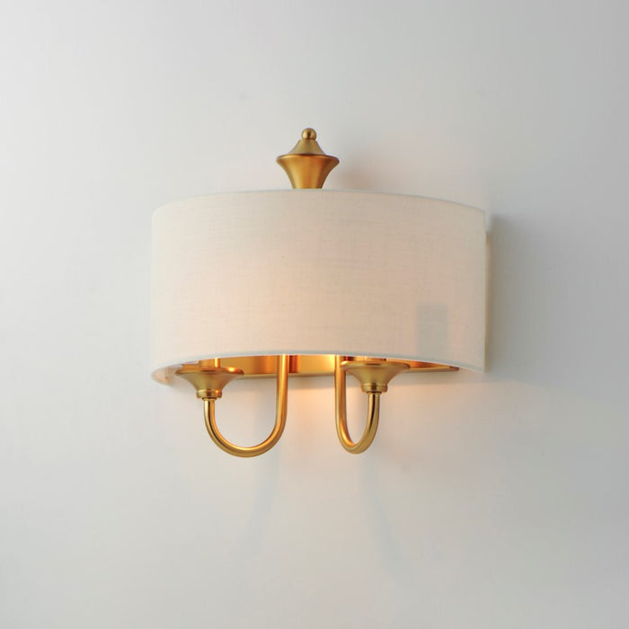 Maxim Lighting Bongo 1 Light Wall Sconce, Natural Aged Brass