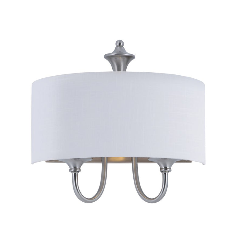 Maxim Lighting 13.5' x 14' Bongo 1 Light Wall Sconce, Satin Nickel