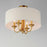 Maxim Lighting Bongo 4 Light Pendant/Semi Flush Mount, Aged Brass