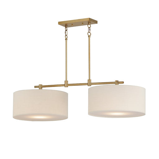 Maxim Lighting Bongo 2 Light Pendant, Natural Aged Brass - 10016OMNAB