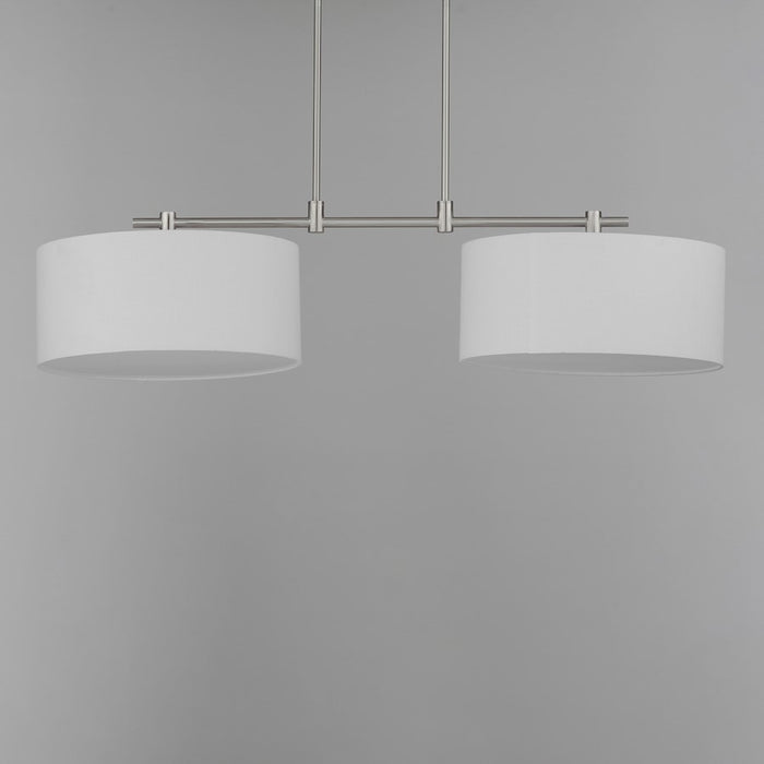 Maxim Lighting Bongo 2 Light Pendant, Satin Nickel