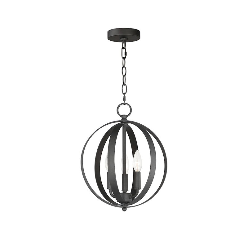 Maxim Lighting Provident Round Chandelier, Black