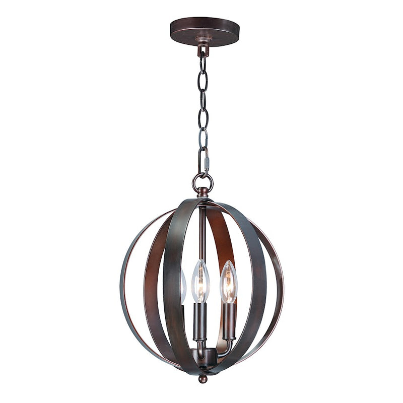 Maxim Lighting Provident 3-Light Chandelier in Oil Rubbed Bronze