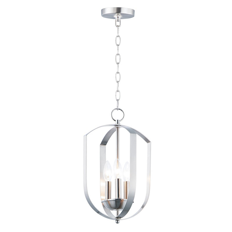 Maxim Lighting Provident 3-Light Chandelier in Satin Nickel