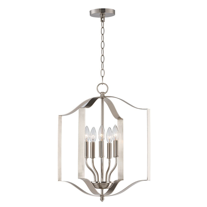 Maxim Lighting Provident 5-Light Chandelier in Satin Nickel