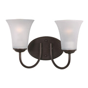 Maxim Lighting Logan 2 Light Bath Vanity, Oil Rubbed Bronze