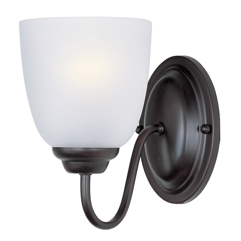 Maxim Lighting Stefan 1 Light Wall Sconce, Oil Rubbed Bronze