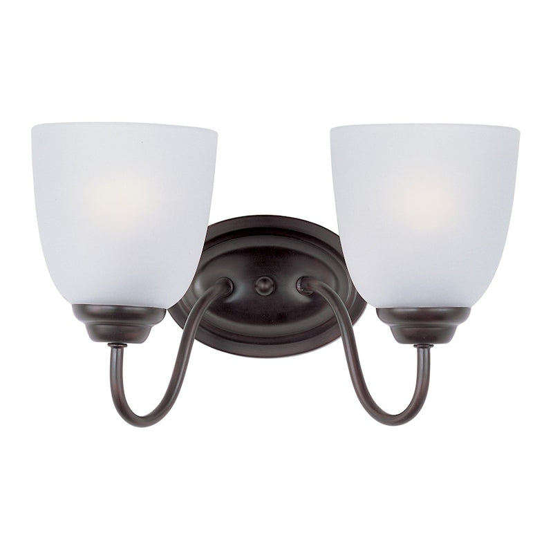 Maxim Lighting Stefan 2 Light Bath Vanity, Oil Rubbed Bronze