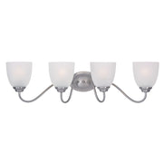 Maxim Lighting Stefan 4 Light Bath Vanity, Satin Nickel