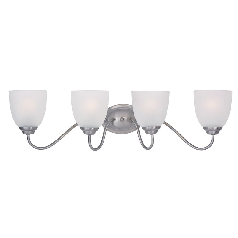 Maxim Lighting Stefan 4 Light Bath Vanity, Satin Nickel