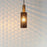 Maxim Lighting Perf 1-Light Mini Pendant, Black/Satin Brass