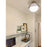 Maxim Lighting Perf 1-Light Flush Mount, Black/Satin Brass/White