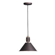 Maxim Lighting Tucson-Single Pendant, Oil Rubbed Bronze/Wood