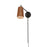 Maxim Lighting Scout 1 Light Wall Sconce, Weathered Wood/Tan
