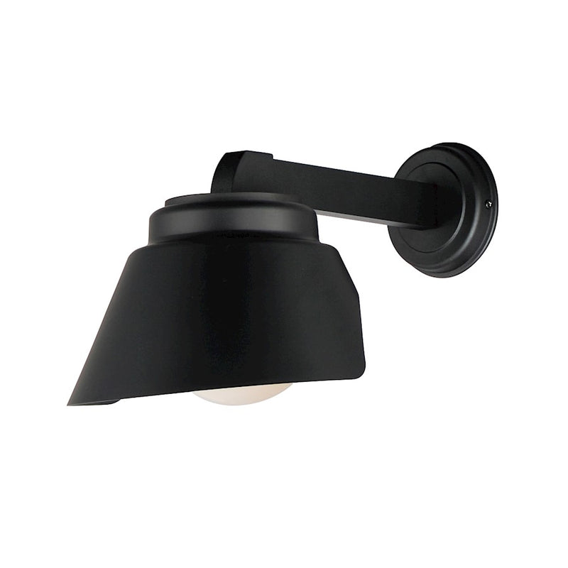 Maxim Lighting Habit 1 Light Outdoor Wall Sconce, Black/Satin White