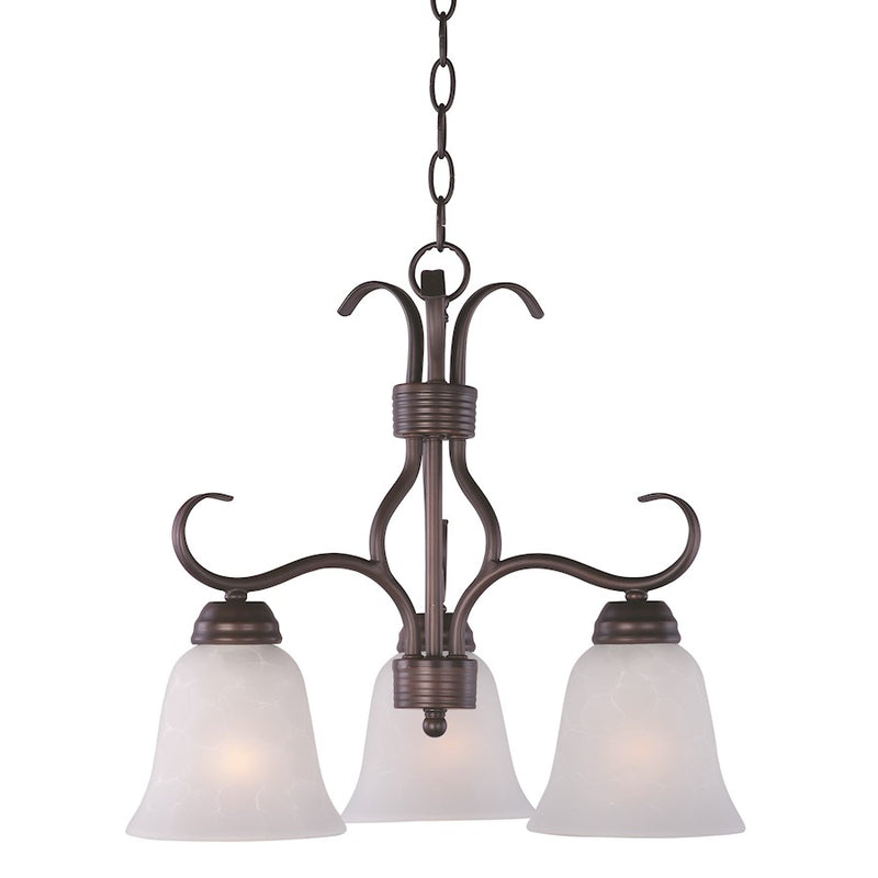 Maxim Lighting Basix Mini Chandelier, Oil Rubbed Bronze