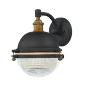 Maxim Lighting Portside 1-LT Outdoor Wall Sconce, Oil Rubbed Bronze/Brass