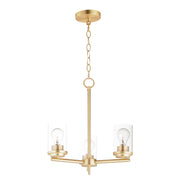 Maxim Lighting Corona 3 Light Single-Tier Chandelier, Satin Brass