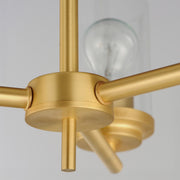Maxim Lighting Corona 3 Light Single-Tier Chandelier, Satin Brass
