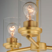 Maxim Lighting Corona 3 Light Single-Tier Chandelier, Satin Brass
