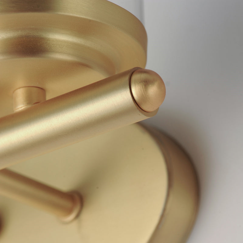 Maxim Lighting Corona 2 Light Bath Vanity, Satin Brass
