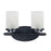 Maxim Lighting Corona Bath Vanity, Black/Frosted