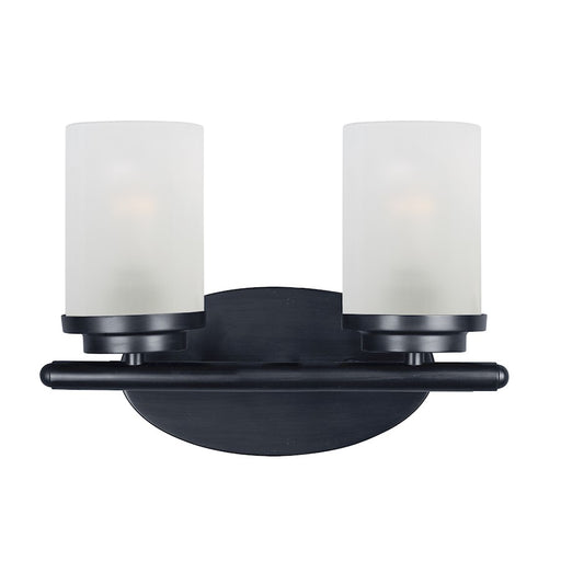 Maxim Lighting Corona Bath Vanity, Black/Frosted
