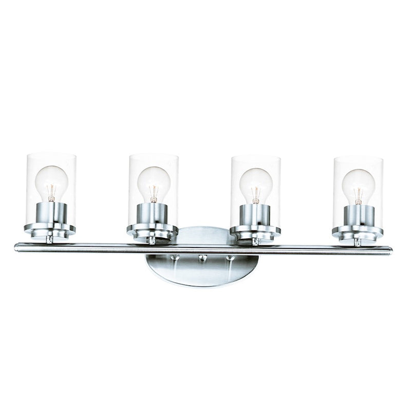 Maxim Lighting Corona 4 Light Bath Vanity, Polished Chrome