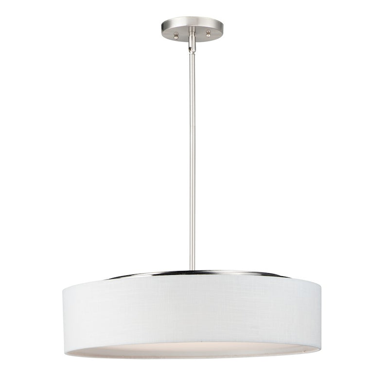 Maxim Lighting Prime-Single 4-LT Pendant, Satin Nickel