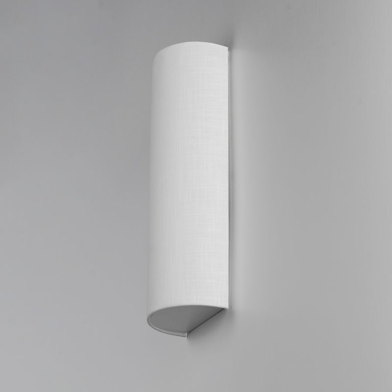 Maxim Lighting Prime 1 Light 18" Wall Sconce, White Linen
