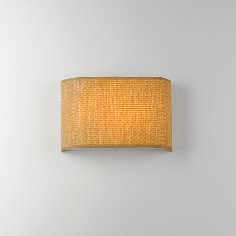 Maxim Lighting Prime 1 Light 13" Wall Sconce, Grasscloth