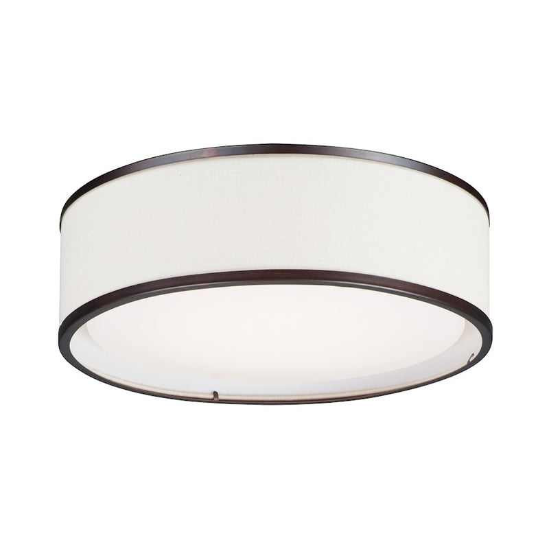 Maxim Lighting Prime 1 Light Flush Mount, Oil Rubbed Bronze