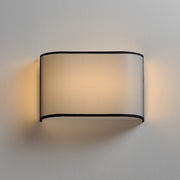 Maxim Lighting Prime 1 Light 13" 120-277V Wall Sconce, Black Organza