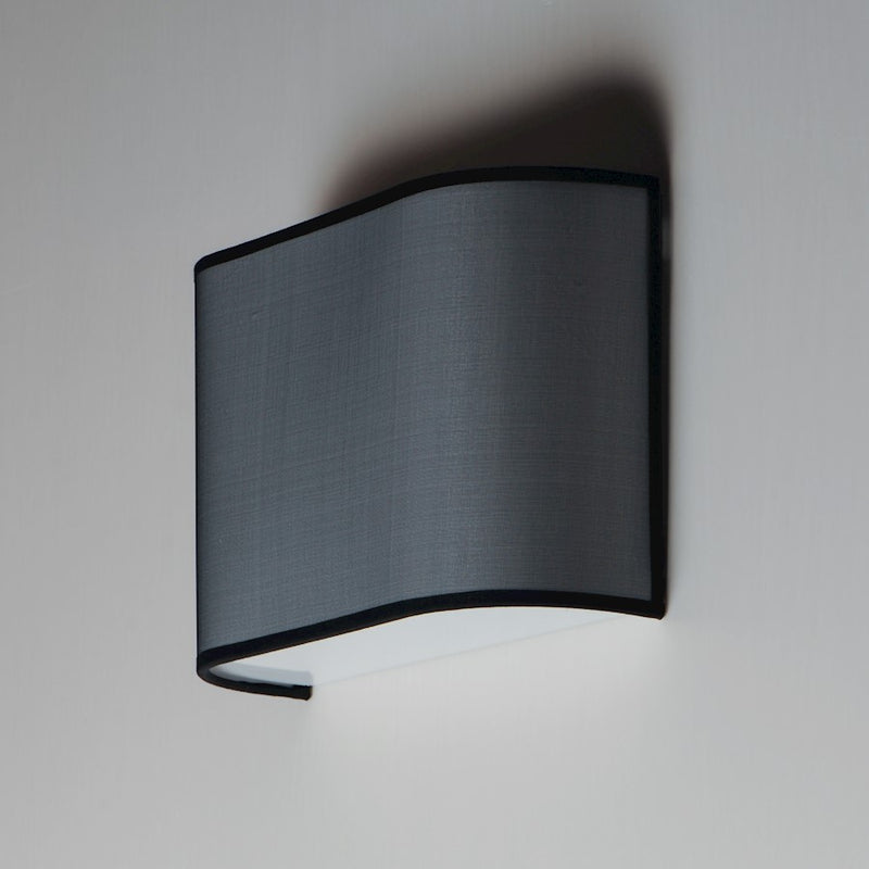 Maxim Lighting Prime 1 Light 13" 120-277V Wall Sconce, Black Organza